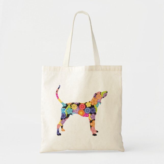 Bolsa Tote Coonhound do caminhante de Treeing (Frente)