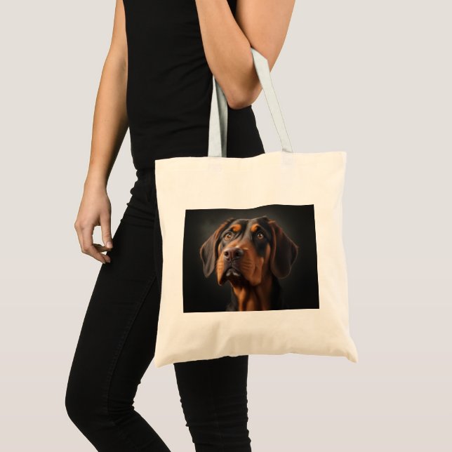 Bolsa Tote Coonhound Dog (Frente (produto))