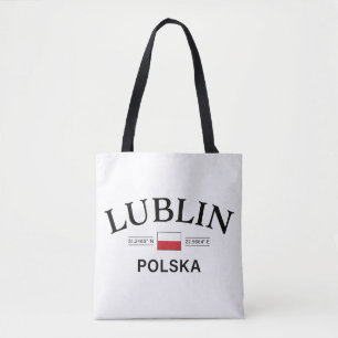 Bolsa Tote Coordenadas Polonesas Lublin (Polônia)