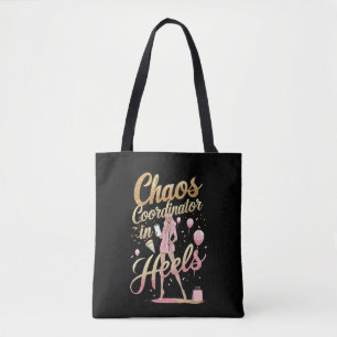 Bolsa Tote Coordenador de caos em saltos Planejador de Even