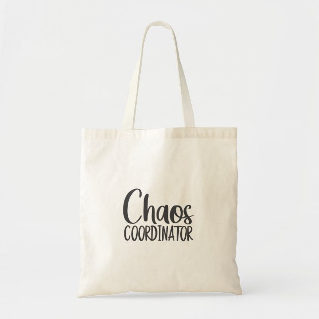 Bolsa Tote coordenador do caos (Frente)