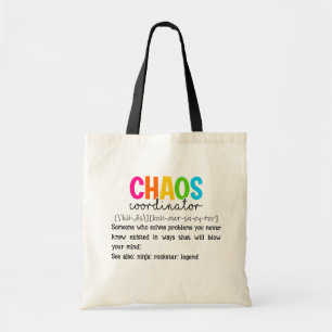 Bolsa Tote Coordenador Do Caos De Volta À Escola