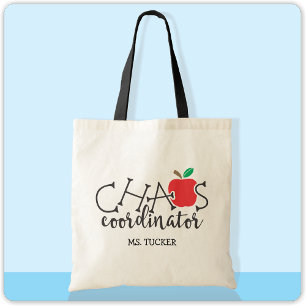 Bolsa Tote Coordenador do Caos Professor de Maçã