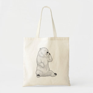 Bolsa Tote Copo de Café de Urso Polar
