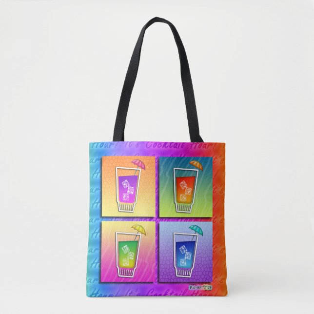 BOLSA TOTE COQUETÉIS DE POP ART (Frente)
