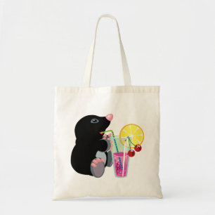 Bolsa Tote coquetel de bebendo de toupeira