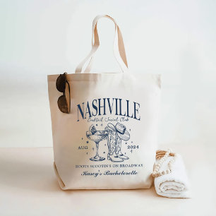 Bolsa Tote Coquetel Nashville Bachelorette Rodeo Personalizad