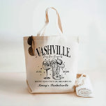 Bolsa Tote Coquetel Nashville Bachelorette Rodeo Personalizad<br><div class="desc">Coquetel Nashville Bachelorette Rodeo Personalizado</div>