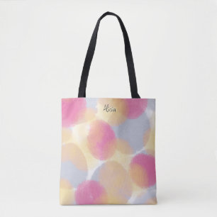 Bolsa Tote Cor Contemporânea Original Suave Brilhante