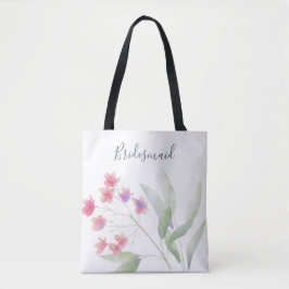 Bolsa Tote Cor da Água Plumeria