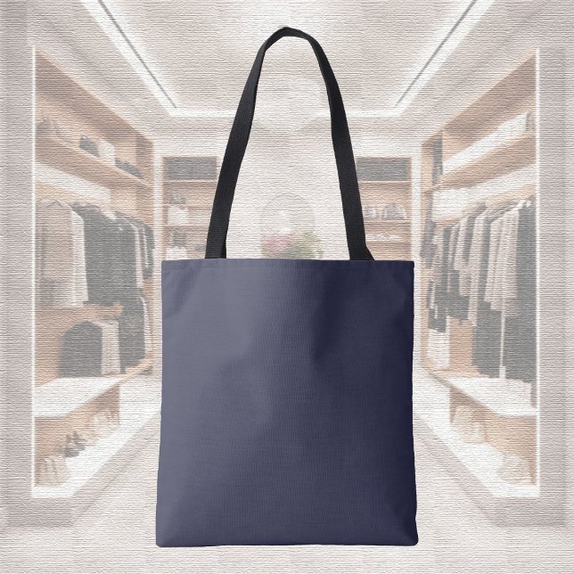 Bolsa Tote Cor da Tendência - Bandeja Azul-Marinho (Criador carregado)