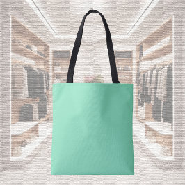 Bolsa Tote Cor da Tendência - Saco de Toques Verde Mínimo