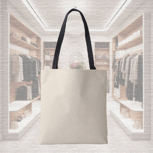 Bolsa Tote Cor da Tendência - Saco de Tota do bege Natural