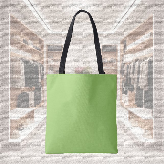 Bolsa Tote Cor da Tendência - Saco Verde do Kiwi (Criador carregado)