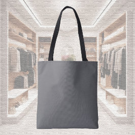 Bolsa Tote Cor da Tendência - Slate Cinza Totoag