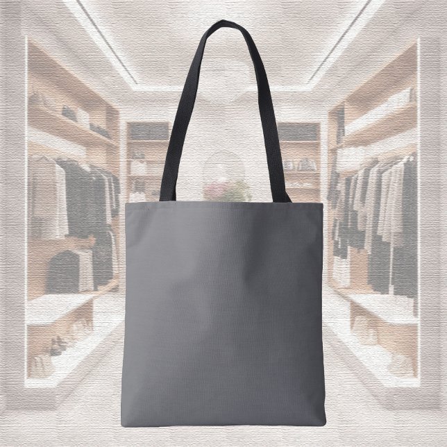 Bolsa Tote Cor da Tendência - Slate Cinza Totoag (Criador carregado)