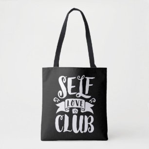 Bolsa Tote Cor de Fundo Personalizada do Self Love Club