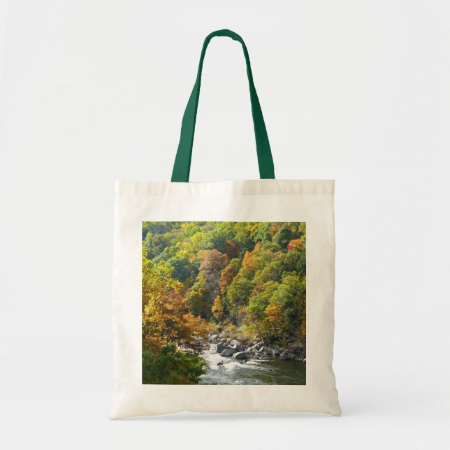 Bolsa Tote Cor de queda no Parque Estadual de Ohiopyle (Frente)