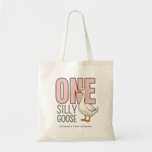 Bolsa Tote Cor-de-rosa moderno personalizado Um Bobo ganha pr