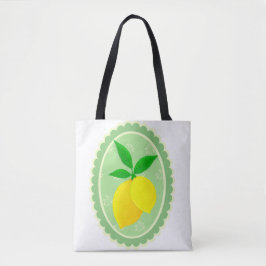 Bolsa Tote Cor-de-rosa Primavera Verde-amarelo-limão-ensolara