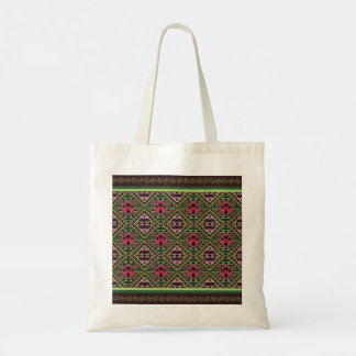 Bolsa Tote Cor-de-rosa vibrante e Abstrato verde