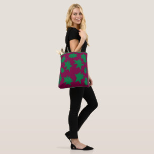 BOLSA TOTE COR DE VINHO MAIS VERDE ESTARIA NATAL
