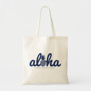 Bolsa Tote Cor do Marinho do abacaxi Aloha
