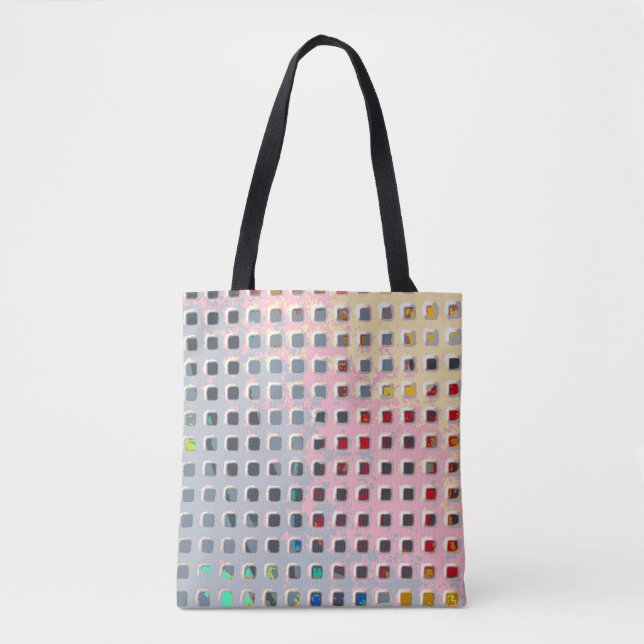 Bolsa Tote Cor na Grade (Frente)