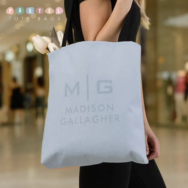 Bolsa Tote Cor Sólida Azul Bebê Pastel Suave do Céu (Solid Soft Sky Light Pastel Baby Blue Color Tote Bag
)