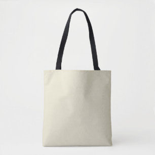 Bolsa Tote Cor Sólida Branca Suja