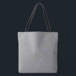 Bolsa Tote Cor Sólida Simples da Cinza Espanhola<br><div class="desc">Cor colorida da tendência. Adequado para ocasiões formais/informais. Hex N.o: 999999</div>
