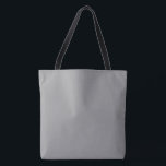 Bolsa Tote Cor Sólida Simples da Cinza Espanhola<br><div class="desc">Cor colorida da tendência. Adequado para ocasiões formais/informais. Hex N.o: 999999</div>