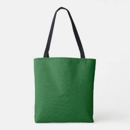 Bolsa Tote Cor Sólida Verde do Pinheiro da Floresta