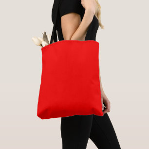 Bolsa Tote Cor Sólida Vermelha Simplesmente