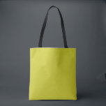 Bolsa Tote Cor Sólido Da Citrina<br><div class="desc">A citrina é uma cor comum sólida. Abstrato simples cor de na moda de tendência. Fresco entre amarelo e verde. Trabalhe em muitas ocasiões e estações. Hex# CAC922</div>