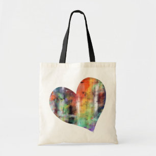 Bolsa Tote Coração artístico