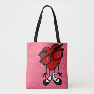BOLSA TOTE CORAÇÃO BONITO DO DIA DE OS NAMORADOS POR TODO O