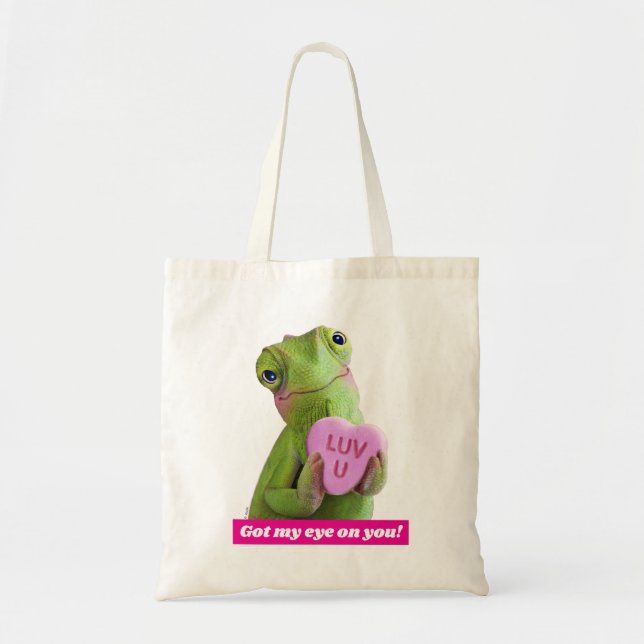 Bolsa Tote Coração Camaleão (Te Amo) (Frente)