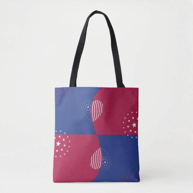 Bolsa Tote Coração da América (Duo) (Frente)