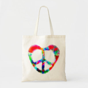 Bolsa Tote Coração da Paz