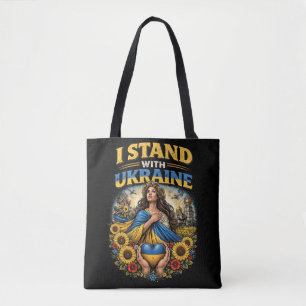 Bolsa Tote Coração da Ucrânia
