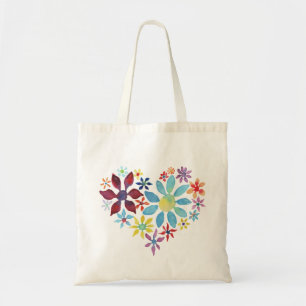 Bolsa Tote Coração das Flores