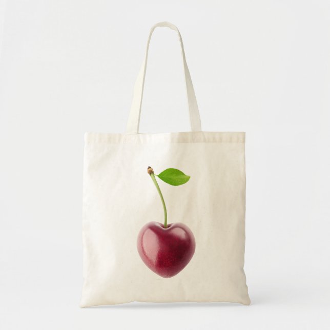 Bolsa Tote Coração de cereja (Frente)