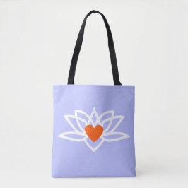 Bolsa Tote Coração de Lótus de Yoga