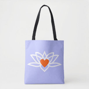 Bolsa Tote Coração de Lótus de Yoga