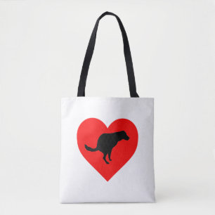 Bolsa Tote Coração de Poop Cão