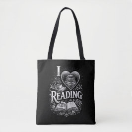 Bolsa Tote Coração de um Amante de Livros