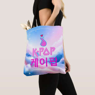 Bolsa Tote Coração Dedo-Pop: Mostre Seu Amor