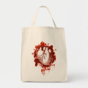 Bolsa Tote Coração e Spatter