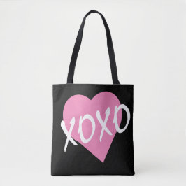 Bolsa Tote Coração Rosa XOXO
